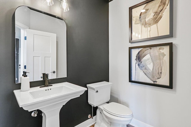 617 Henry Ln, Oswego, IL 60543 - bathroom with baseboards and toilet