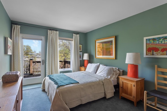 1805 N Paulina St, Chicago, IL 60622 - bedroom featuring carpet and access to exterior