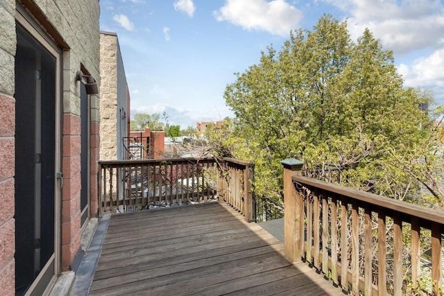 1805 N Paulina St, Chicago, IL 60622 - view of wooden terrace