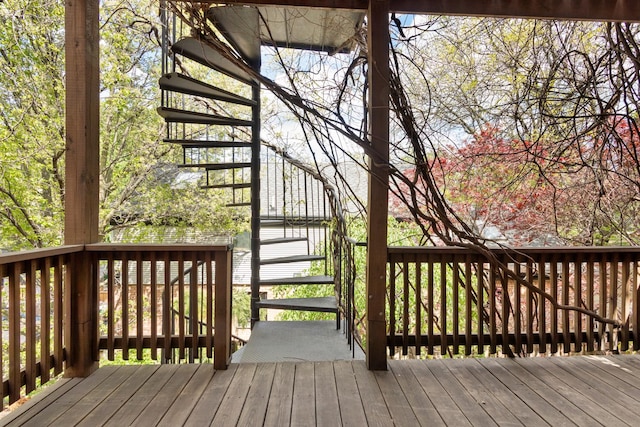 1805 N Paulina St, Chicago, IL 60622 - deck featuring stairs