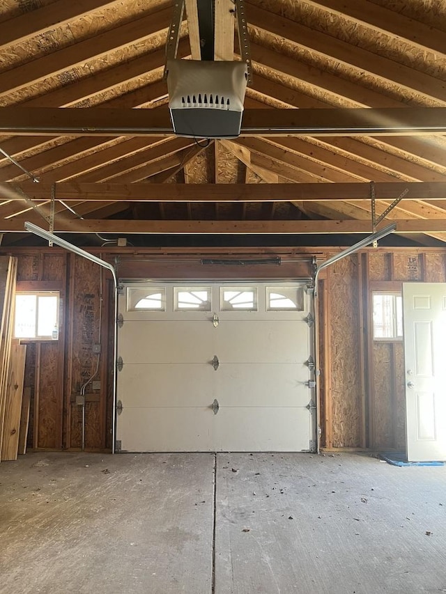 10642 S Calhoun Ave, Chicago, IL 60617 - garage featuring a garage door opener
