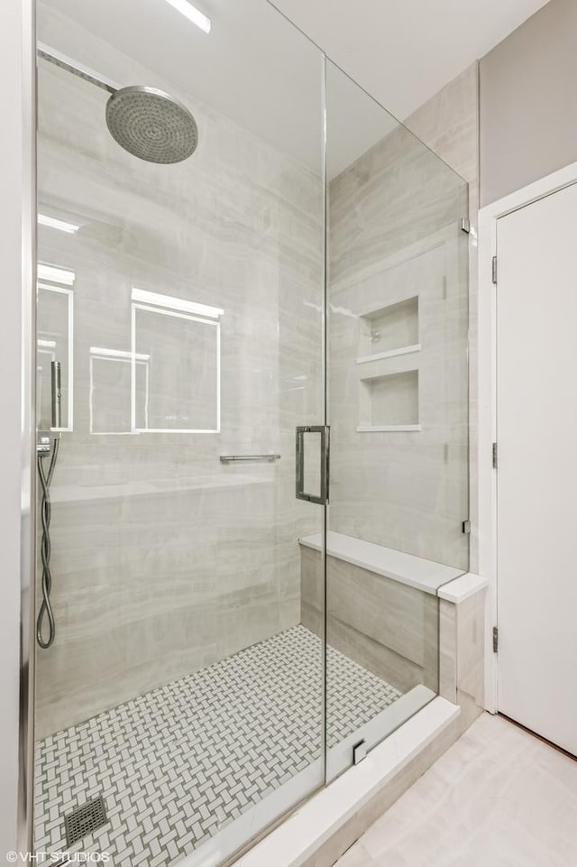 1160 S Michigan Ave Unit 3805, Chicago, IL 60605 - full bathroom with a stall shower