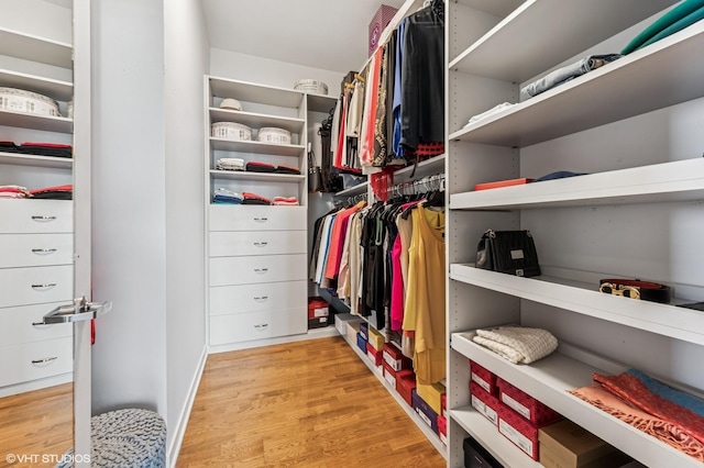 1160 S Michigan Ave Unit 3805, Chicago, IL 60605 - walk in closet with light wood-type flooring