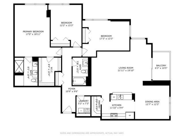 1160 S Michigan Ave Unit 3805, Chicago, IL 60605 - home floor plan