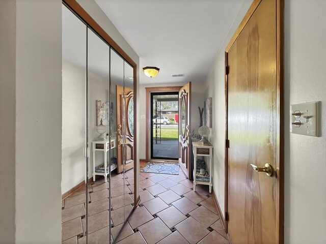 2919 193rd St, Lansing, IL 60438 - hall with tile patterned floors and baseboards