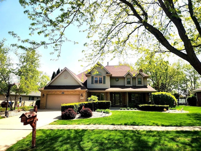 19629 Fiona Ave, Mokena, IL 60448 - view of front facade featuring driveway, a garage, and brick siding
