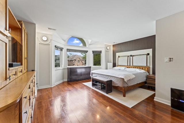 428 S Hillside Ave, Elmhurst, IL 60126 - bedroom featuring dark wood finished floors and baseboards