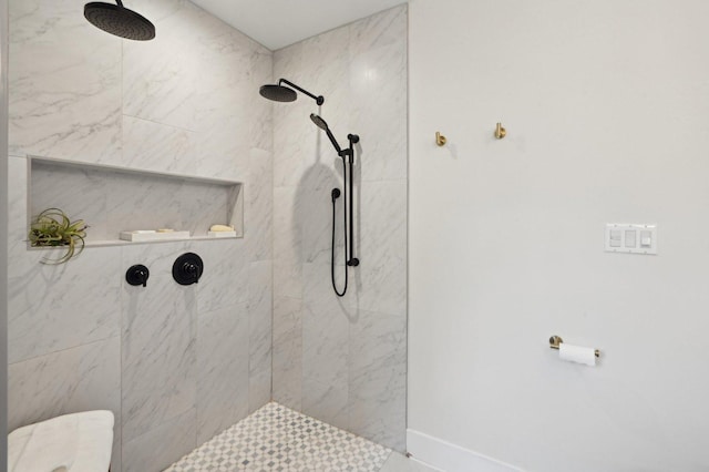 0N467 Cloos Ct, Winfield, IL 60190 - full bathroom with tiled shower and toilet