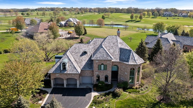 6590 Beech Ln, Libertyville, IL 60048 - view of subject property featuring a nearby body of water and a local golf course