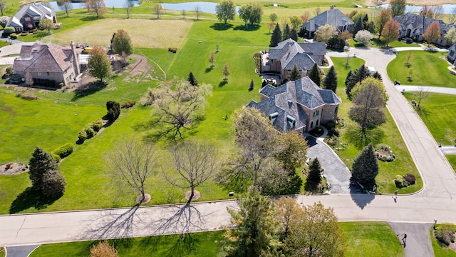 6590 Beech Ln, Libertyville, IL 60048 - aerial perspective of suburban area featuring a large body of water