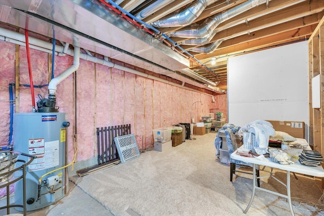 1601 Congressional Way, Champaign, IL 61822 - unfinished basement with water heater