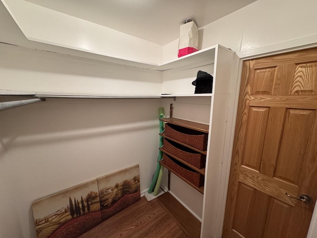 7033 N Kedzie Ave Unit 904, Chicago, IL 60645 - spacious closet with dark wood-style flooring