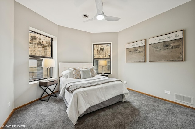 5055 N Sheridan Rd Unit 3N, Chicago, IL 60640 - bedroom featuring carpet flooring and ceiling fan