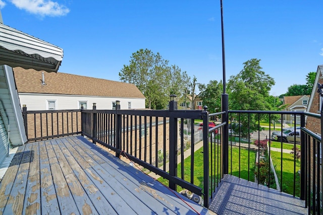 5512 W Wrightwood Ave, Chicago, IL 60639 - wooden terrace with a yard