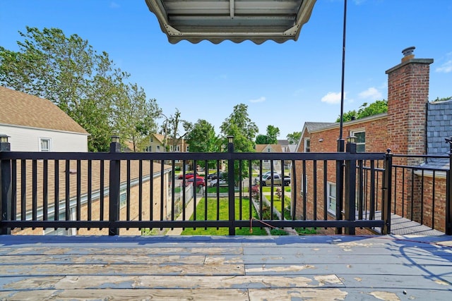 5512 W Wrightwood Ave, Chicago, IL 60639 - wooden terrace with a residential view