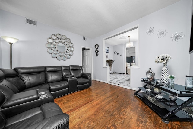5512 W Wrightwood Ave, Chicago, IL 60639 - living area with wood finished floors and baseboards
