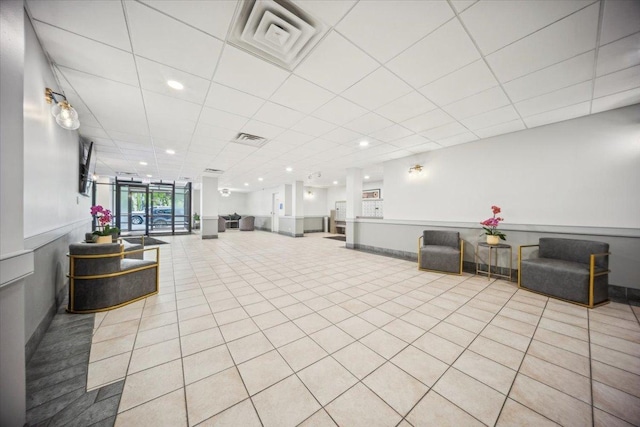 811 S Lytle St Unit 101, Chicago, IL 60607 - community lobby featuring a drop ceiling and recessed lighting