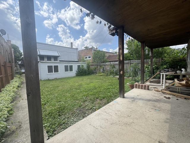 2439 S 57th Ave, Cicero, IL 60804 - fenced backyard with a patio area
