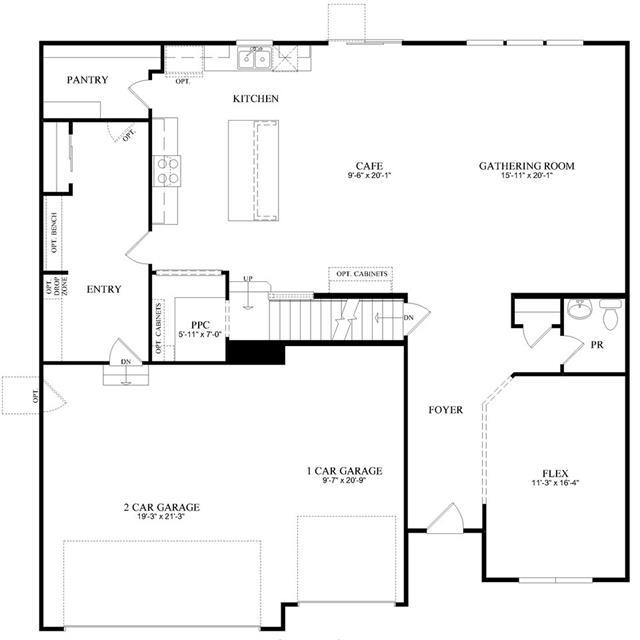 729 Hamilton Dr, South Elgin, IL 60177 - view of floor plan / room layout