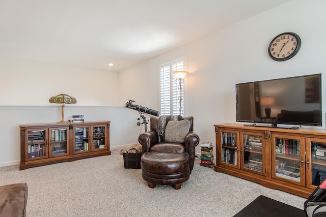1806 Peyton Ter, Shorewood, IL 60404 - living room with carpet floors and baseboards