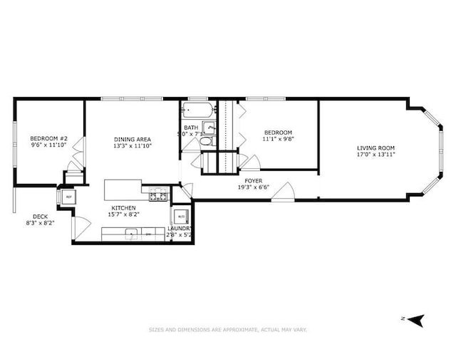 1112 Ontario St Unit 1E, Oak Park, IL 60302 - floor plan / room layout