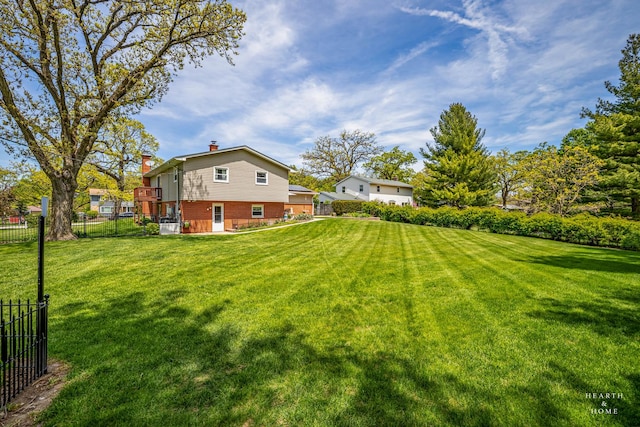view of yard