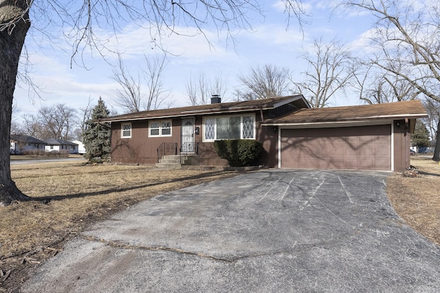 15503 Cherry St, South Holland, IL 60473 - single story home featuring driveway, a chimney, and an attached garage