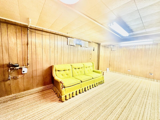 1115 E Wilson St, Streator, IL 61364 - relaxing sauna featuring carpet flooring and wooden walls