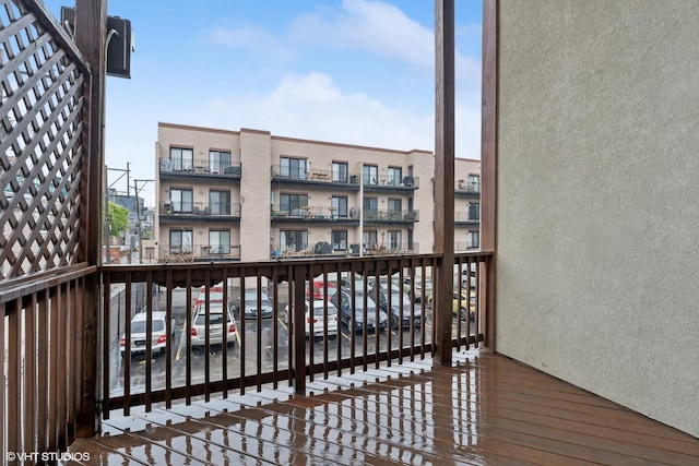 525 N Ada St Unit 30, Chicago, IL 60642 - view of wooden terrace
