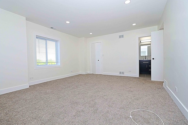 6337 Roosevelt Rd Unit 408, Berwyn, IL 60402 - carpeted empty room featuring recessed lighting and baseboards