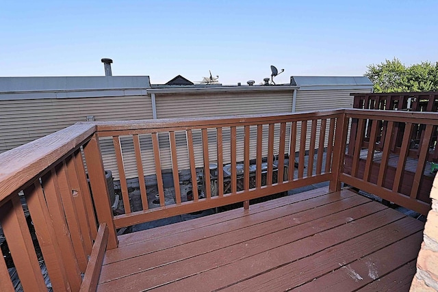 6337 Roosevelt Rd Unit 408, Berwyn, IL 60402 - view of wooden terrace