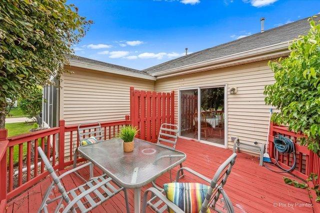 21148 W Cypress Ln, Plainfield, IL 60544 - deck featuring outdoor dining space