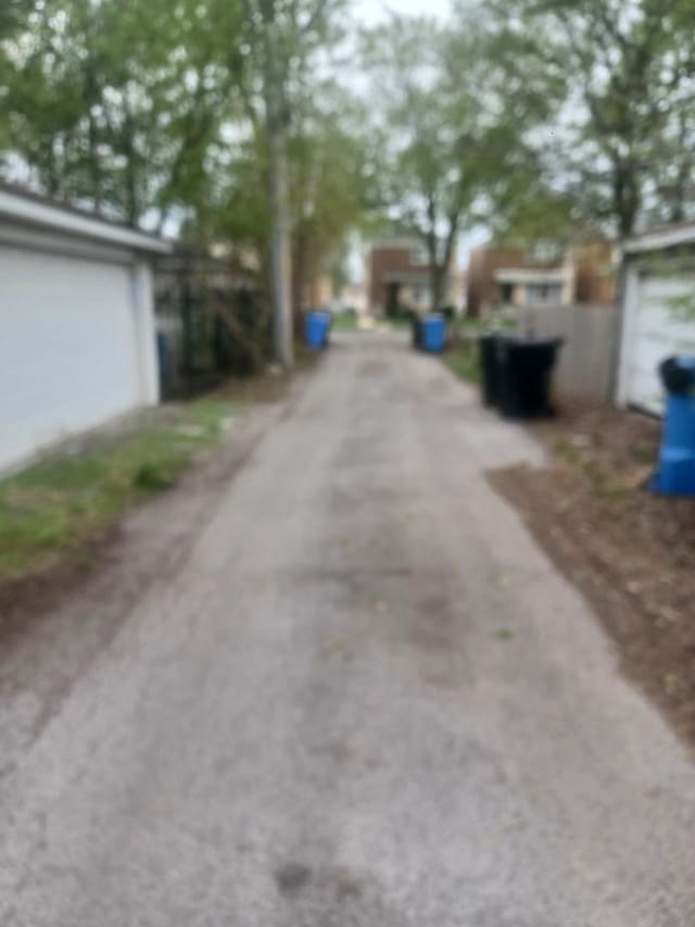 view of road