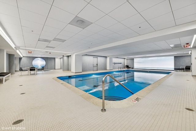 view of indoor community pool