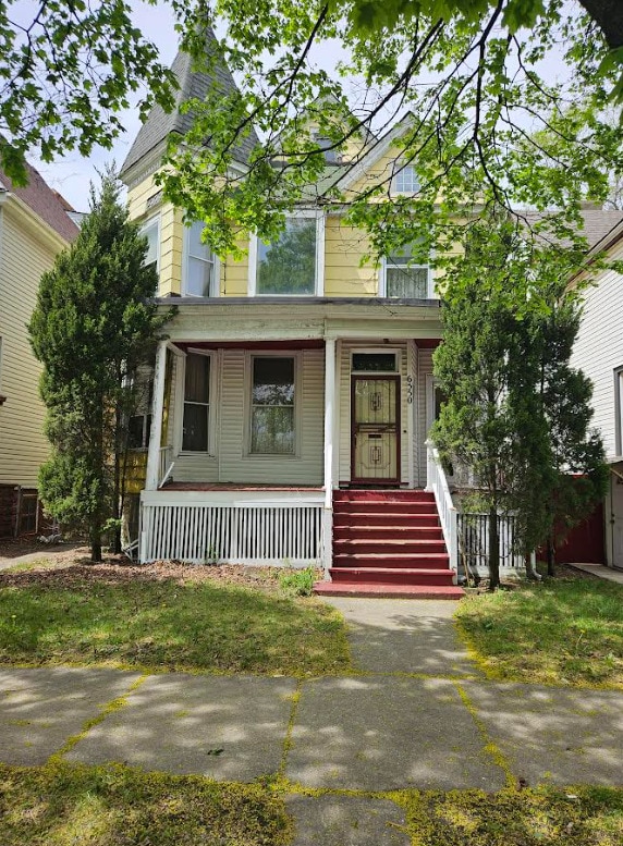 6550 S Stewart Ave, Chicago, IL 60621 - view of front of home with covered porch