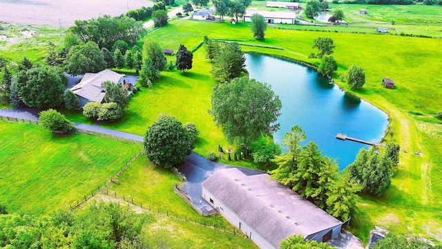 8311 Haligus Rd, Huntley, IL 60142 - aerial view of a large body of water
