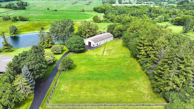 8311 Haligus Rd, Huntley, IL 60142 - aerial view of sparsely populated area featuring a nearby body of water