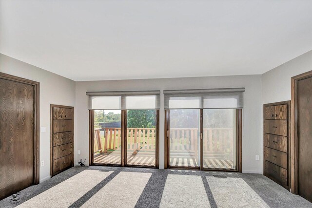 2958 N 1100 E Rd, Clifton, IL 60927 - unfurnished bedroom with access to exterior, carpet flooring, and baseboards