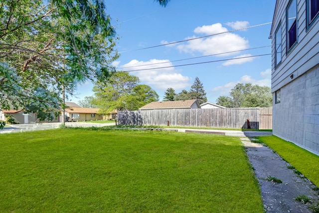 view of yard