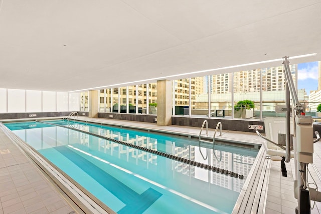 view of indoor pool
