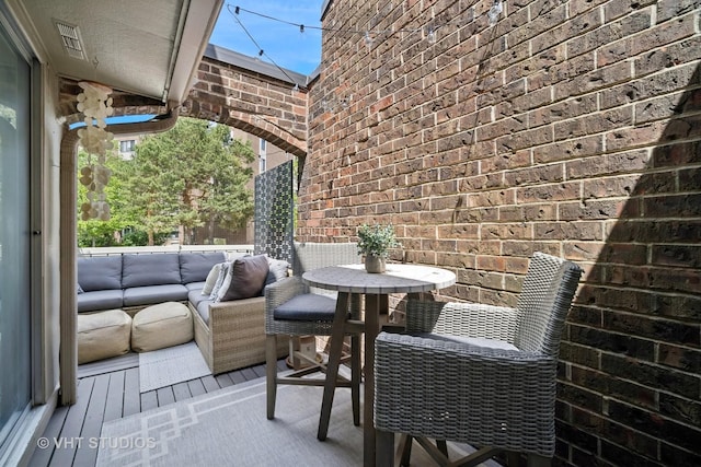 921 Harlem Ave Unit 1, Glenview, IL 60025 - view of patio featuring an outdoor hangout area