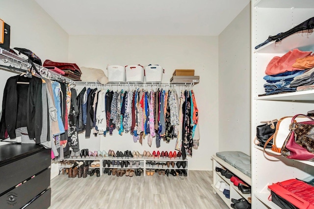 6359 Doral Dr, Gurnee, IL 60031 - walk in closet with wood finished floors