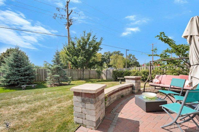 6359 Doral Dr, Gurnee, IL 60031 - view of patio featuring an outdoor hangout area