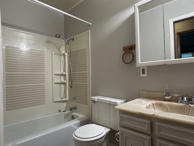 758 Edwin Dr, Bourbonnais, IL 60914 - full bath with shower / bath combination, vanity, and toilet