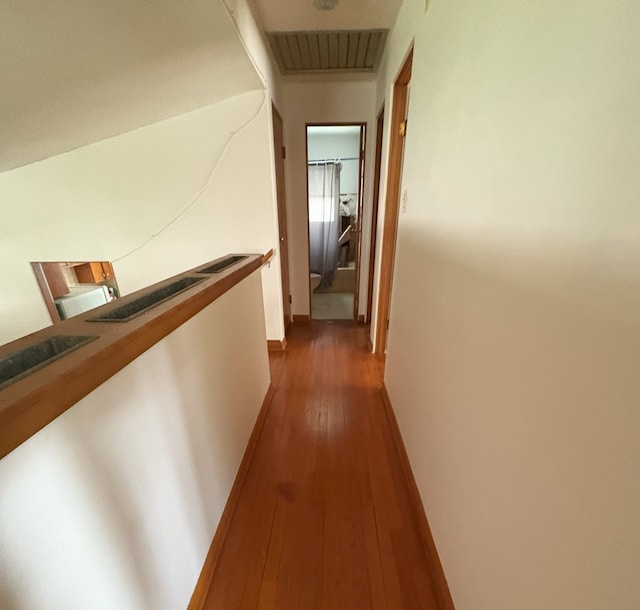 3410 Calwagner St, Franklin Park, IL 60131 - corridor featuring dark wood-type flooring