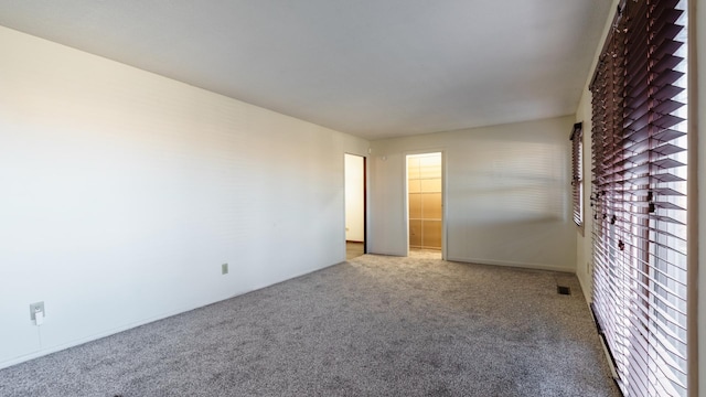 carpeted spare room with plenty of natural light