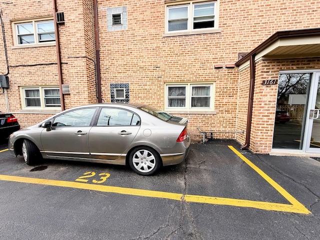 view of uncovered parking lot
