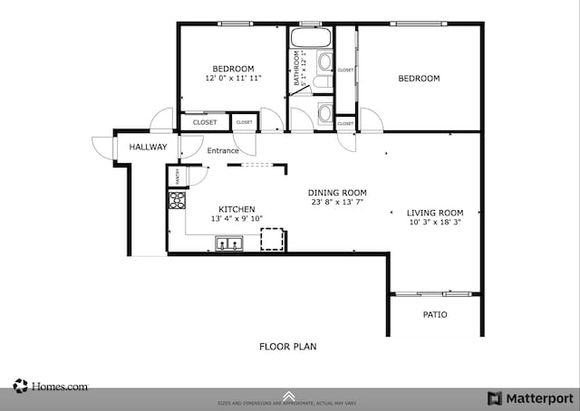 floor plan / room layout