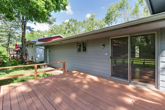 311 Hillside Ln, Bloomington, IL 61701 - view of deck