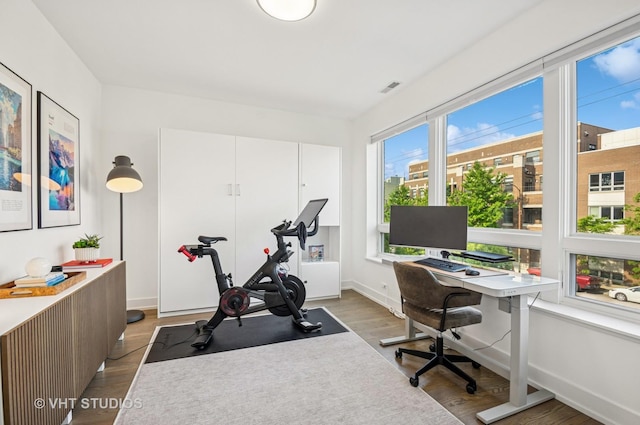 2743 N Ashland Ave Unit 2S, Chicago, IL 60614 - office featuring light wood finished floors and baseboards